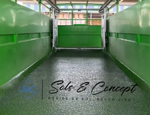 Rénovation d’un sol de bétaillère en résine polyuréthane